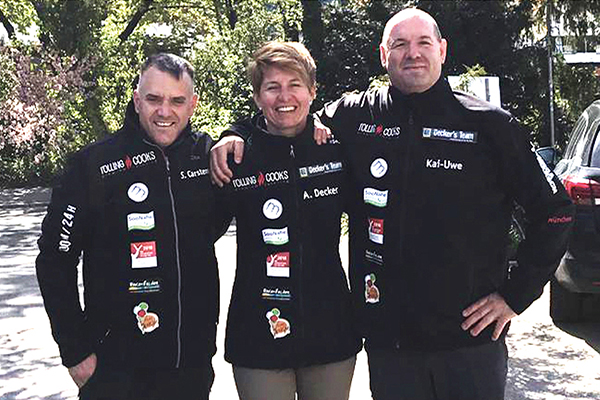 #rolling #cooks #EDEKA #deckers #team #jacken #megamarsch #mega #marsch #muenchen #textil #druck #flex
                    														#digitaldruck #textildruck
